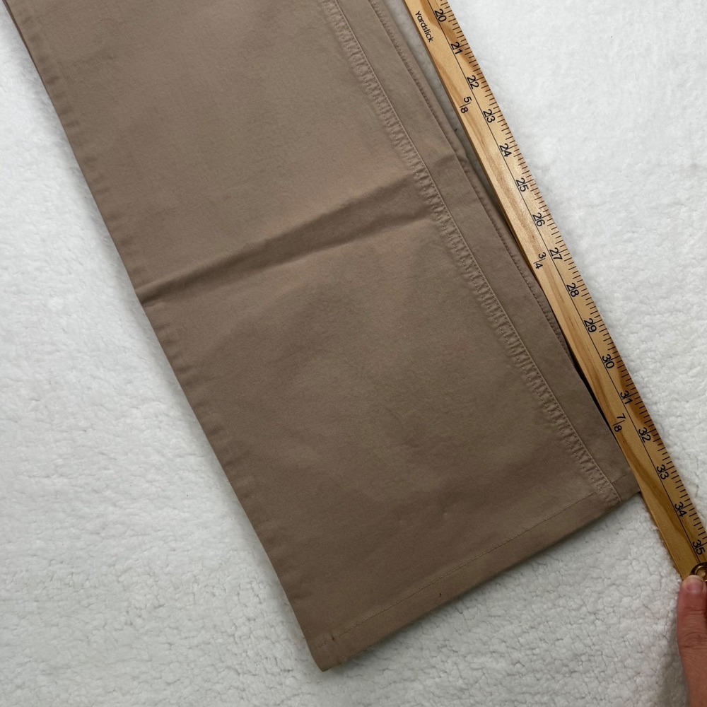 J. Hilburn Mens 5-Pocket Garment Dyed Pants Tan Cotton Stretch Size 37x34 NEW - Picture 7 of 9
